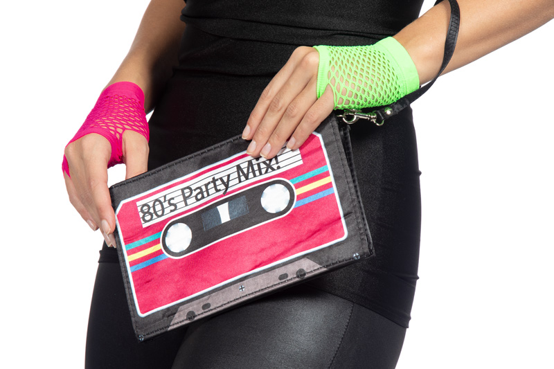 verkoop - attributen - Kamping Kitsch-Foute Party - Handtas Cassette